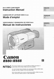 Canon ES55 ES 55 Instruction Manual