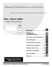 Frigidaire FFCE1638LS Complete Owner's Guide (Français)