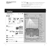 Lenovo ThinkPad X40 (Chinese - simplified) Setup guide for ThinkPad X40 and X41