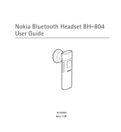 Nokia BH-804 User Guide