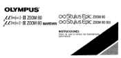 Olympus Epic Zoom 80 Deluxe Stylus Epic Zoom 80 Instruction Manual (Spanish - 746 KB)