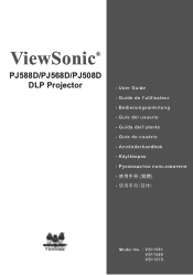 ViewSonic PJ588D PJ588D User Guide