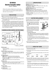 Yamaha APX500II Owners Manual