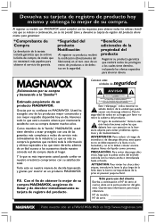 Magnavox MRD130 User manual,  Spanish