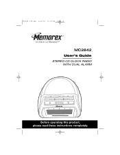 Memorex MC2842 User Guide