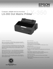Epson LX-350 Product Specifications