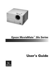 Epson MovieMate 30s User's Guide