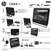 HP Presario All-in-One CQ1-3000 Setup Poster