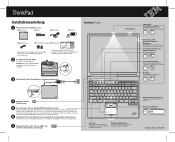 Lenovo ThinkPad R50 German  - Setup Guide for ThinkPad R50, T41 Series