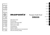 Marantz SR6009 SR6009 Quick Start Guide In Spanish