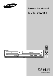 Samsung DVD V6700 User Manual (ENGLISH)