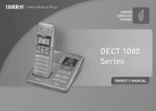 Uniden DECT 1080-2 English Owners Manual