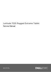 Dell Latitude 7220 Rugged Extreme Tablet Service Manual