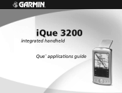 Garmin iQue 3200 Que Applications Guide