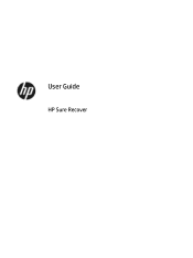 HP EliteBook 745 Sure Recover User Guide