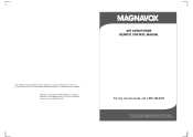 Magnavox P-12NPE Portable AC remote manual