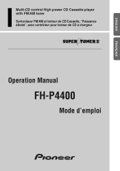 Pioneer FH-P4400 Owner's Manual