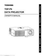Toshiba TDP-B1-US Owners Manual