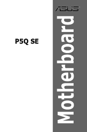 Asus P5Q SE User Manual