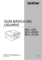 Brother International MFC-J265w Users Manual - Spanish
