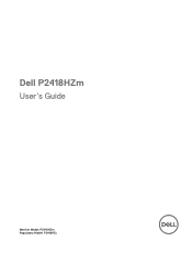 Dell P2418HZm Users Guide