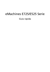 eMachines E625 eMachines E525, E625, and E725 Quick Guide - Spanish
