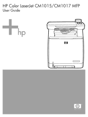 HP CM1017 HP Color LaserJet CM1015/CM1017 MFP Series - User Guide