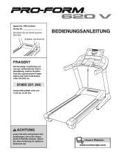 ProForm 620 V Treadmill German Manual