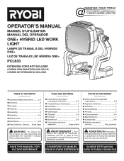 Ryobi PCL633B Operation Manual