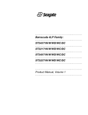 Seagate ST34371N Product Manual