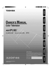 Toshiba 32DF46 Owner's Manual - English