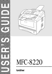 Brother International MFC-8220 Users Manual - English