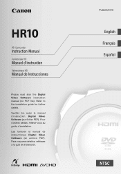 Canon HR10 User Manual