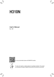 Gigabyte H310N User Manual