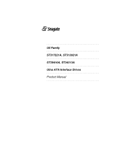HP Pavilion 4500 HP Pavilion PCs - (English) Seagate Hard Drive U Series 8 Manual