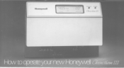 Honeywell T8611G Owner's Manual