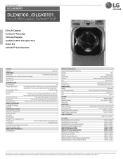 LG DLEX8100W Owners Manual - English