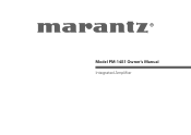 Marantz PM-14S1 HDAM & Current feedback Amp of Marantz Unique technology for High Quality Soun