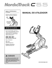 NordicTrack C 5.5 Elliptical Portuguese Manual