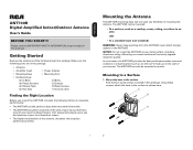 RCA ANT700R User Guide