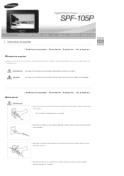 Samsung SPF-105P User Manual (SPANISH)