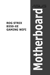 Asus ROG STRIX B550-XE GAMING WIFI Users Manual English