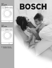 Bosch WFL2090UC Use & Care Manual