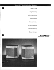 Bose 2001 Owner's guide