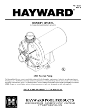 Hayward Booster Pump Model 6060