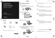 Lenovo N500 Laptop Setup Poster - Lenovo 3000 N500