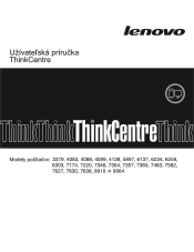 Lenovo ThinkCentre M58p (Slovakia) User guide