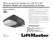 LiftMaster WLED WLED Instruction Manual - Spanish
