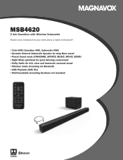 Magnavox MSB4620/F7 Leaflet