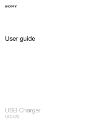 Sony UCH20 Help Guide